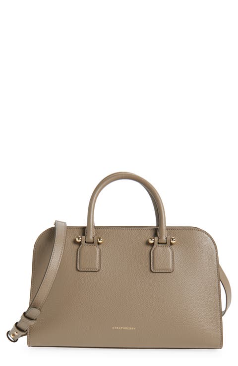 Midi Georgia Leather Tote