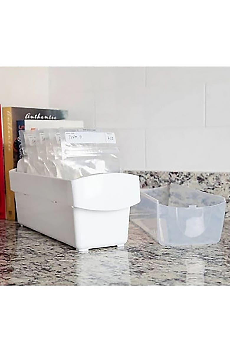 TOMY International The First Years Breastflow Milk Storage Organizer for Freezer & Fridge, Alternate, color, White