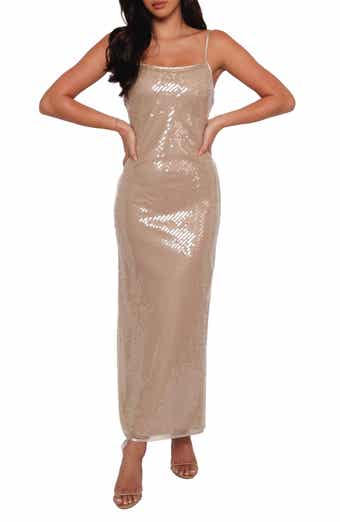 Petal & Pup Karley Sequin Maxi Slipdress