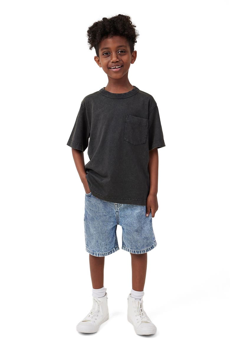 Cotton On Kids Kid's The Essential Short Sleeve Tee, Alternate, color, Phantom Wash