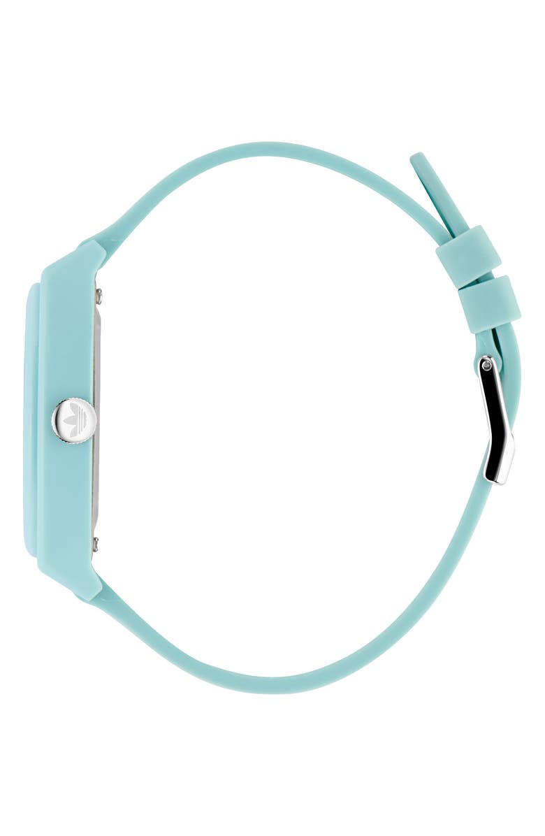 adidas Project Two Resin Rubber Strap Watch, 38mm, Alternate, color, 