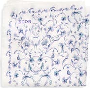Eton Floral Silk Pocket Square