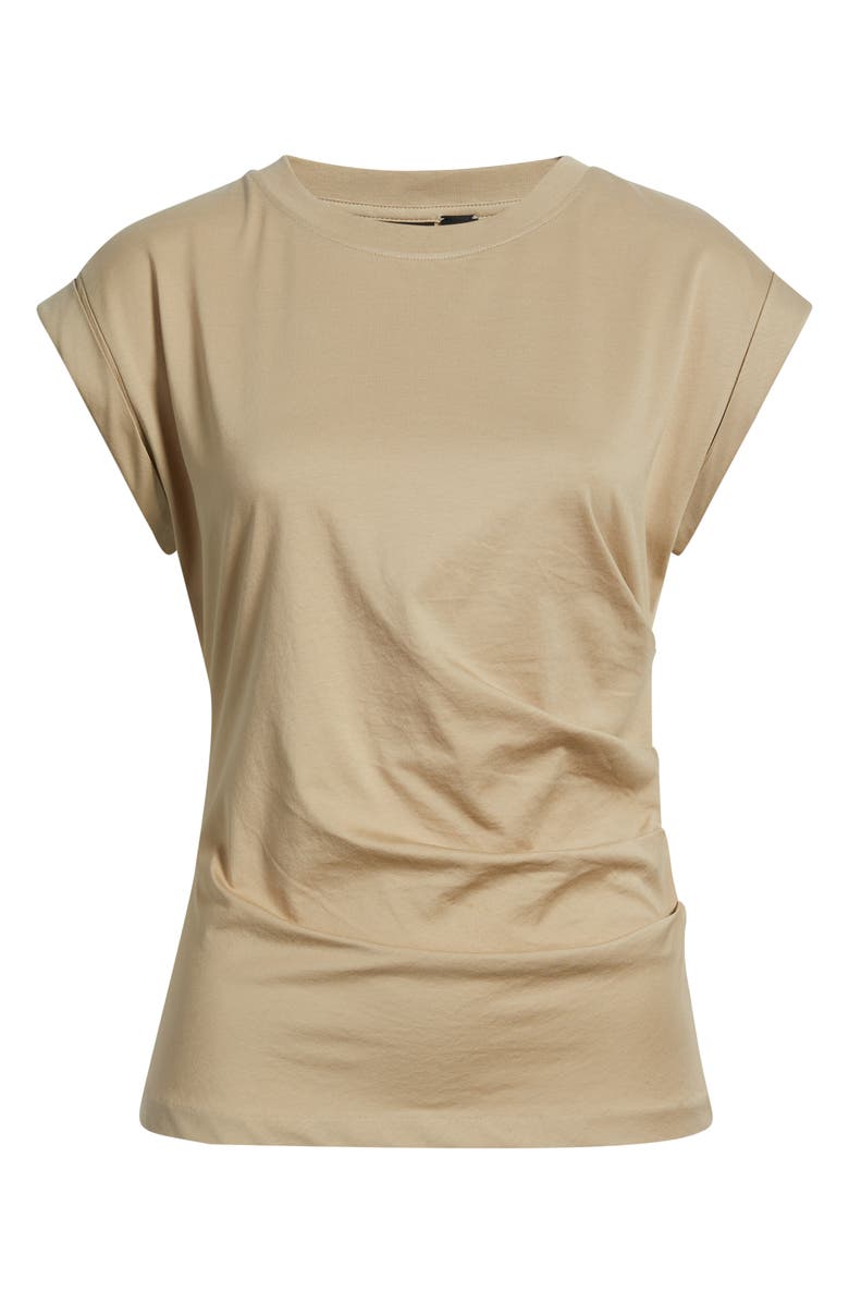 BOSS Epka Strong Shoulder Jersey Top, Main, color, 