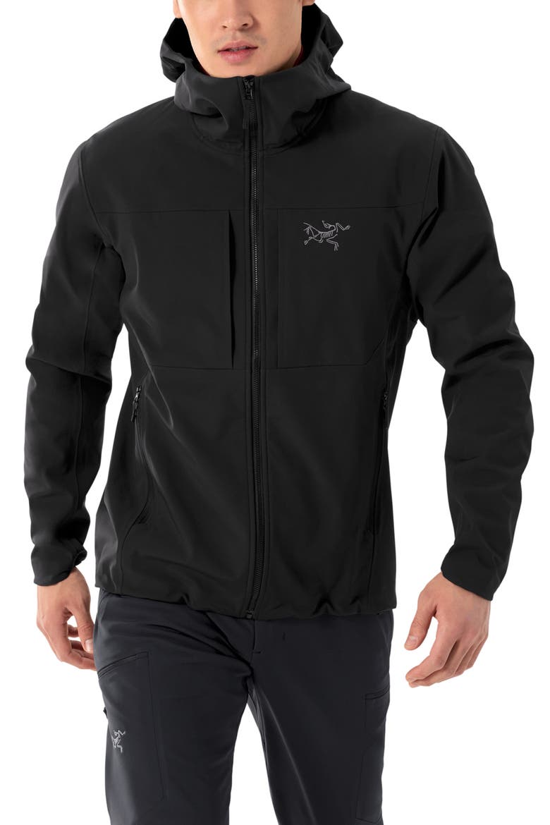 Gamma MX Hooded Jacket, Main, color, BLACK