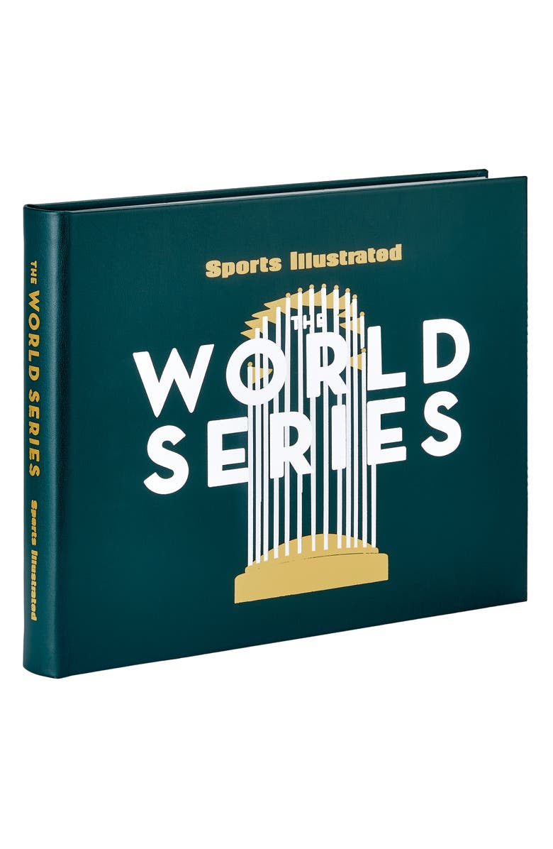 Graphic Image The World Series Leather Coffee Table Book, Alternate, color, Green