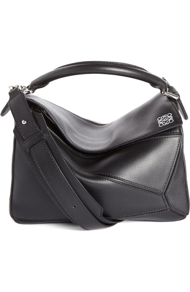 Loewe 'Small Puzzle' Calfskin Leather Bag, Main, color,