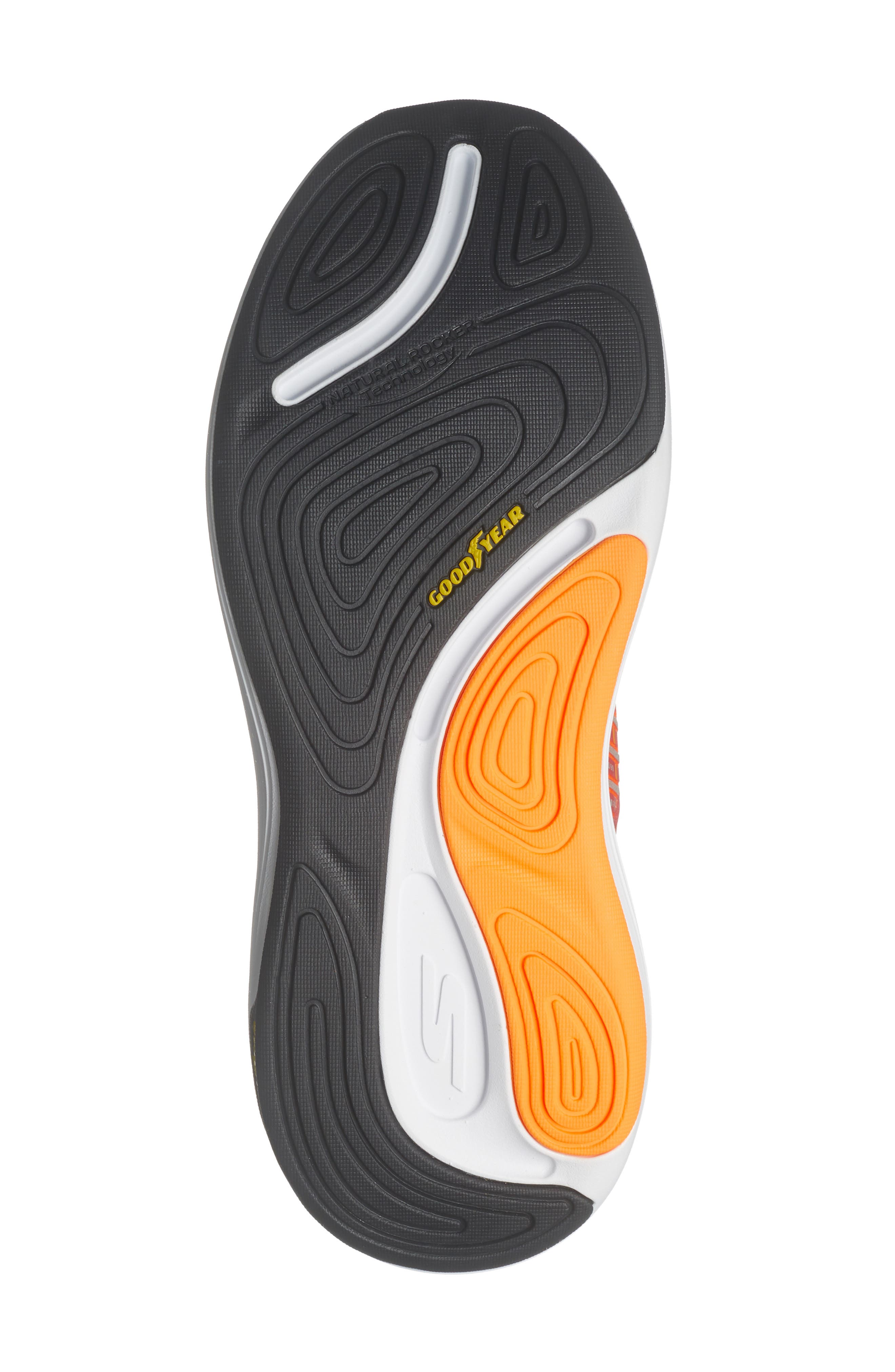 SKECHERS Slip-Ins<sup>™</sup> Go Run Nite Vizn Max Cushion Sneaker, Alternate, color, Orange