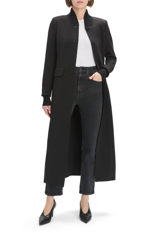 Favorite Daughter The Varsity Longline Coat In Black