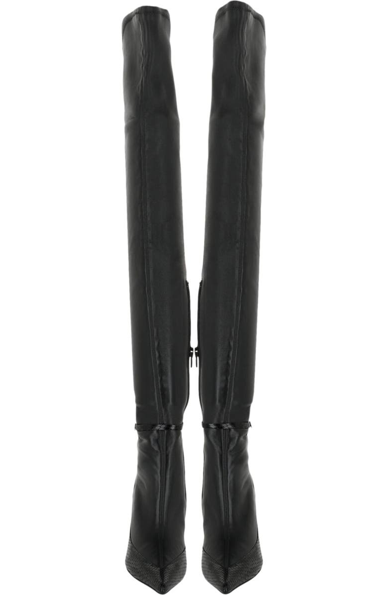Givenchy Raven Over-the-Knee Boot, Alternate, color, Black