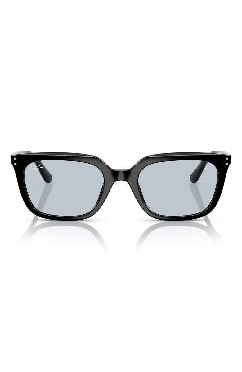Ray-Ban 54mm Square Sunglasses, Main, color, Black