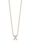  18K Rose Gold - X