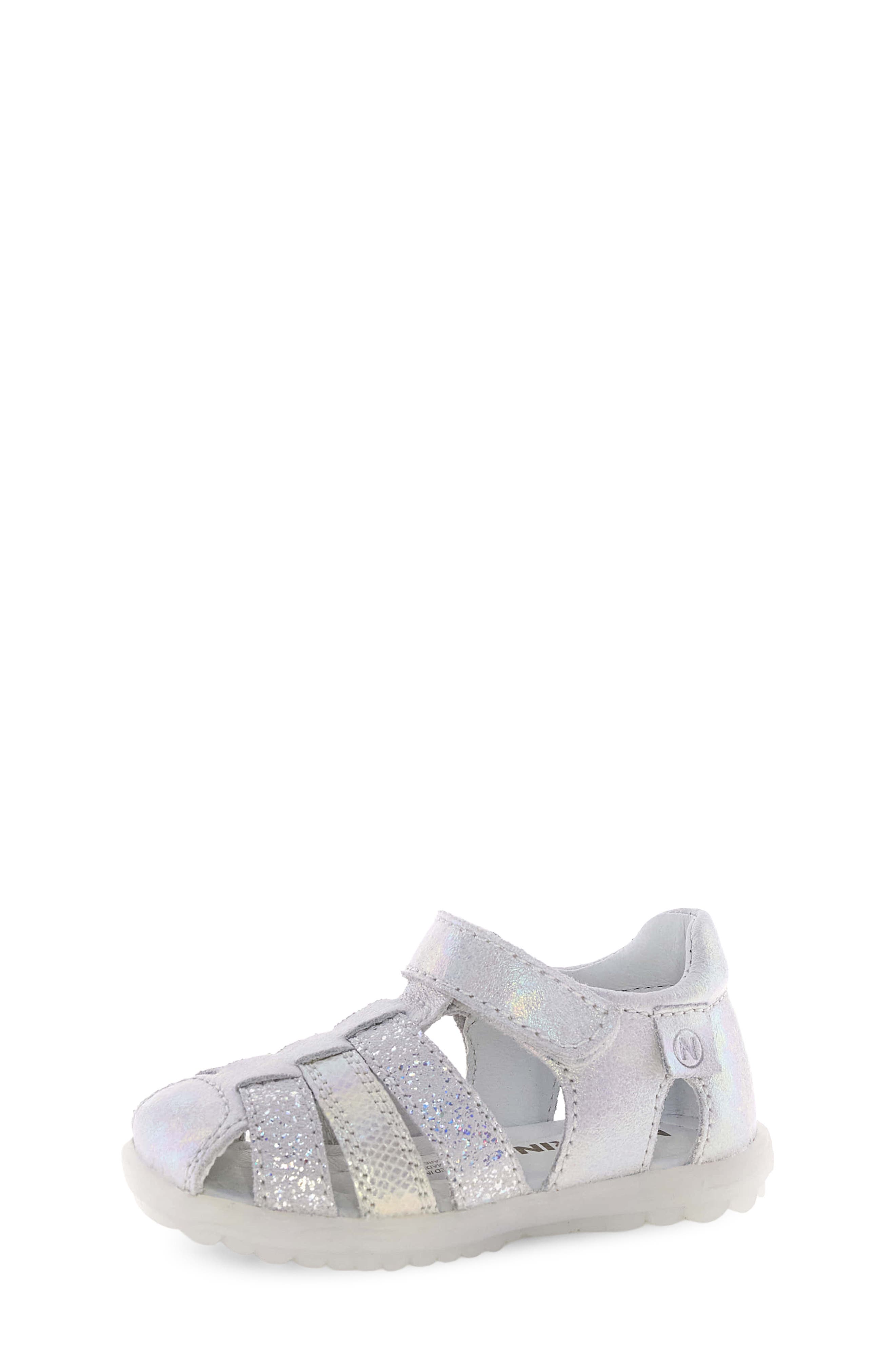 Naturino See Fisherman Sandal, Main, color, White