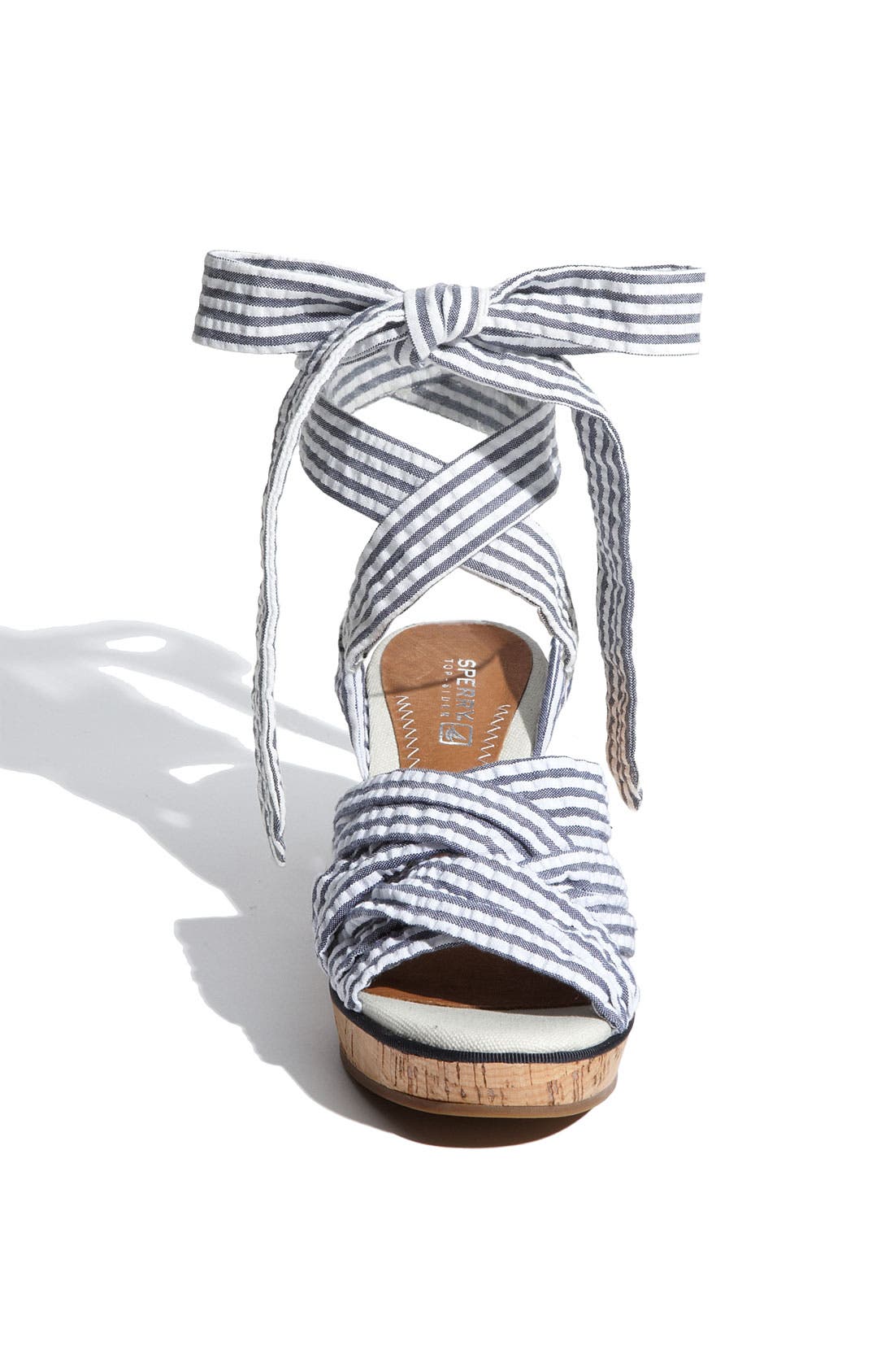 Sperry Top-Sider® 'Santa Rosa' Wedge, Alternate, color, NAVY/ WHITE