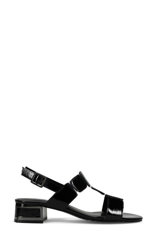 Vaneli Hatty Metallic Slingback Sandal In Black