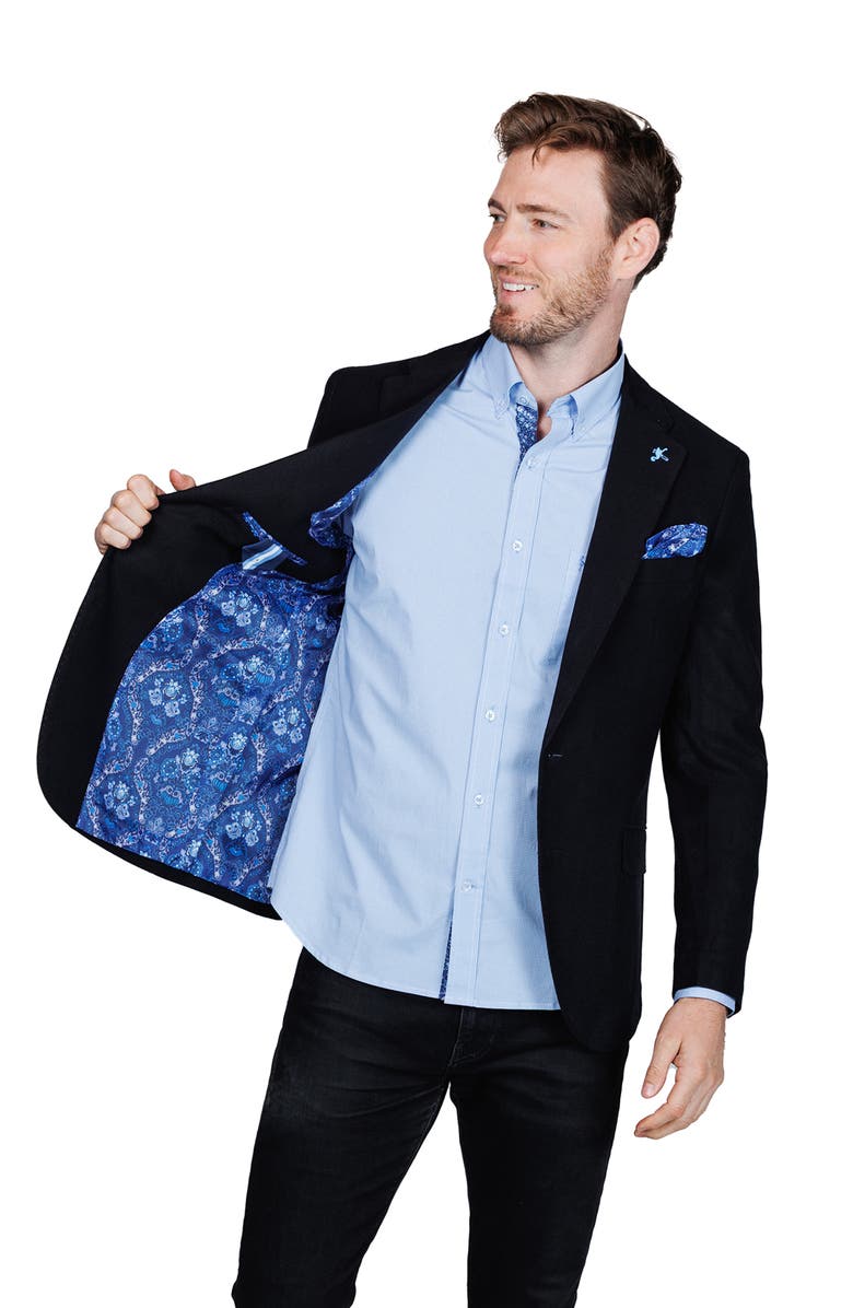 TailorByrd Lux Cashmere Touch Sport Coat, Alternate, color, Black