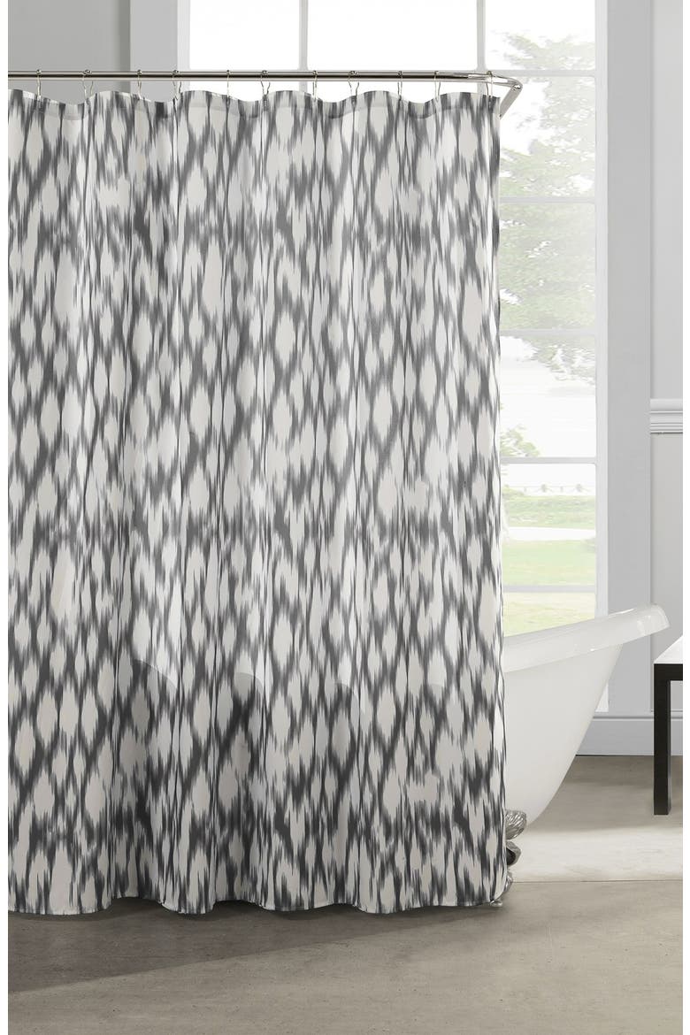 'Caitlin' Shower Curtain, Main, color, GREY