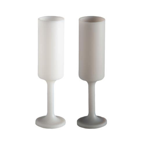 Porter Green Seff | Unbreakable Champagne Flutes In Gray