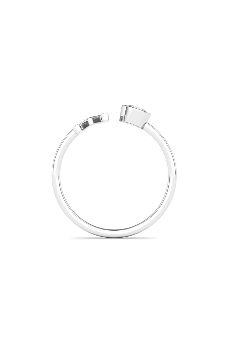Lab Grown Diamond Letter Ring, Alternate, color, 18K WHITE GOLD - M
