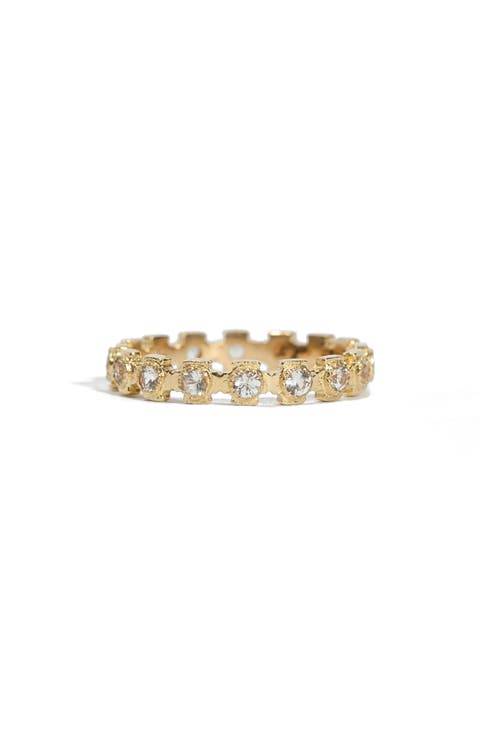 Rose World Diamond Eternity Band Ring