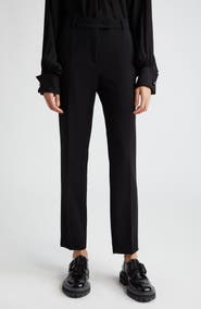 Max Mara Studio Jerta Cady Straight Leg Trousers