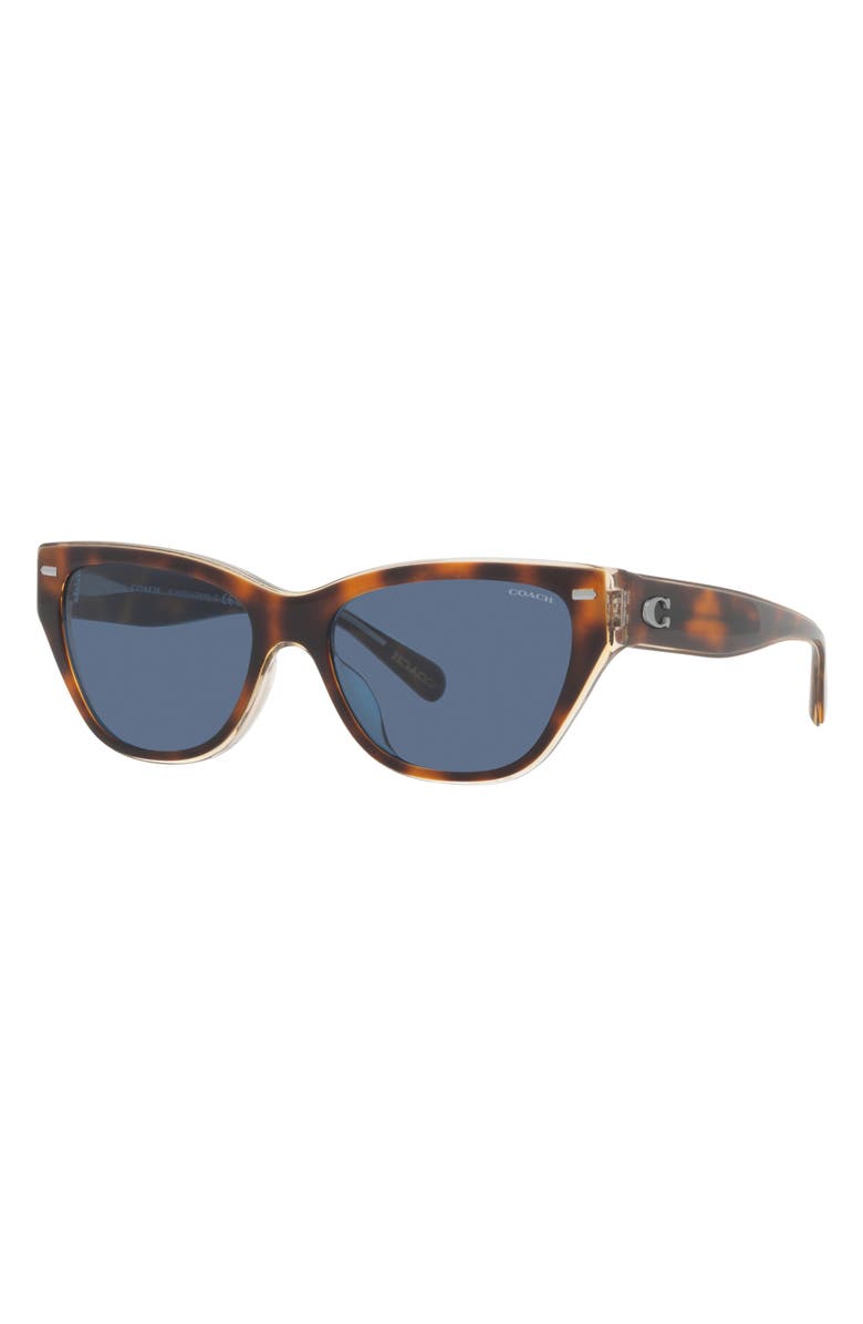 COACH 55mm Cat Eye Sunglasses, Alternate, color,