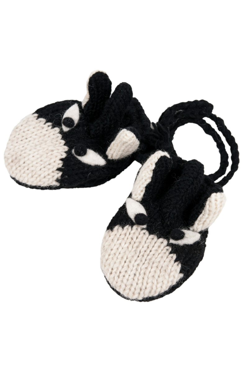 Nirvanna Designs Orca Mittens, Main, color, White