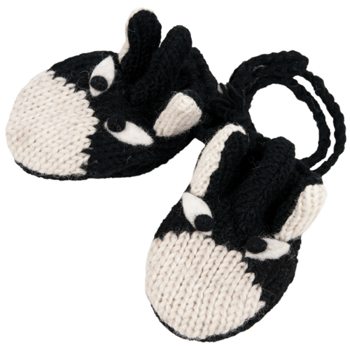 Nirvanna Designs Orca Mittens In White