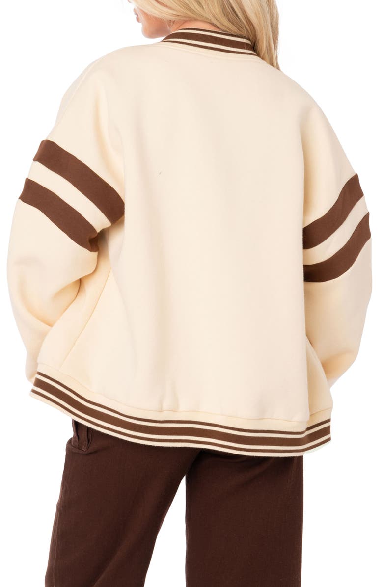 EDIKTED New York Sweatshirt Jacket, Alternate, color,