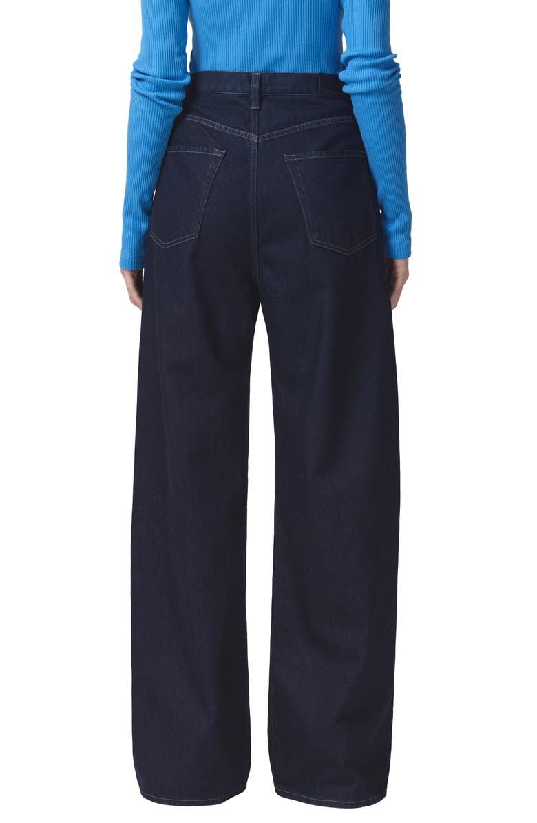 Citizens of Humanity Maritzy Pleated Wide Leg Denim Pants, Alternate, color, 