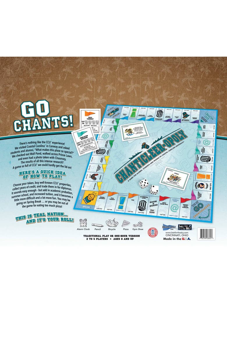 Chanticleer Opoly Board Game, Alternate, color, Multicolored