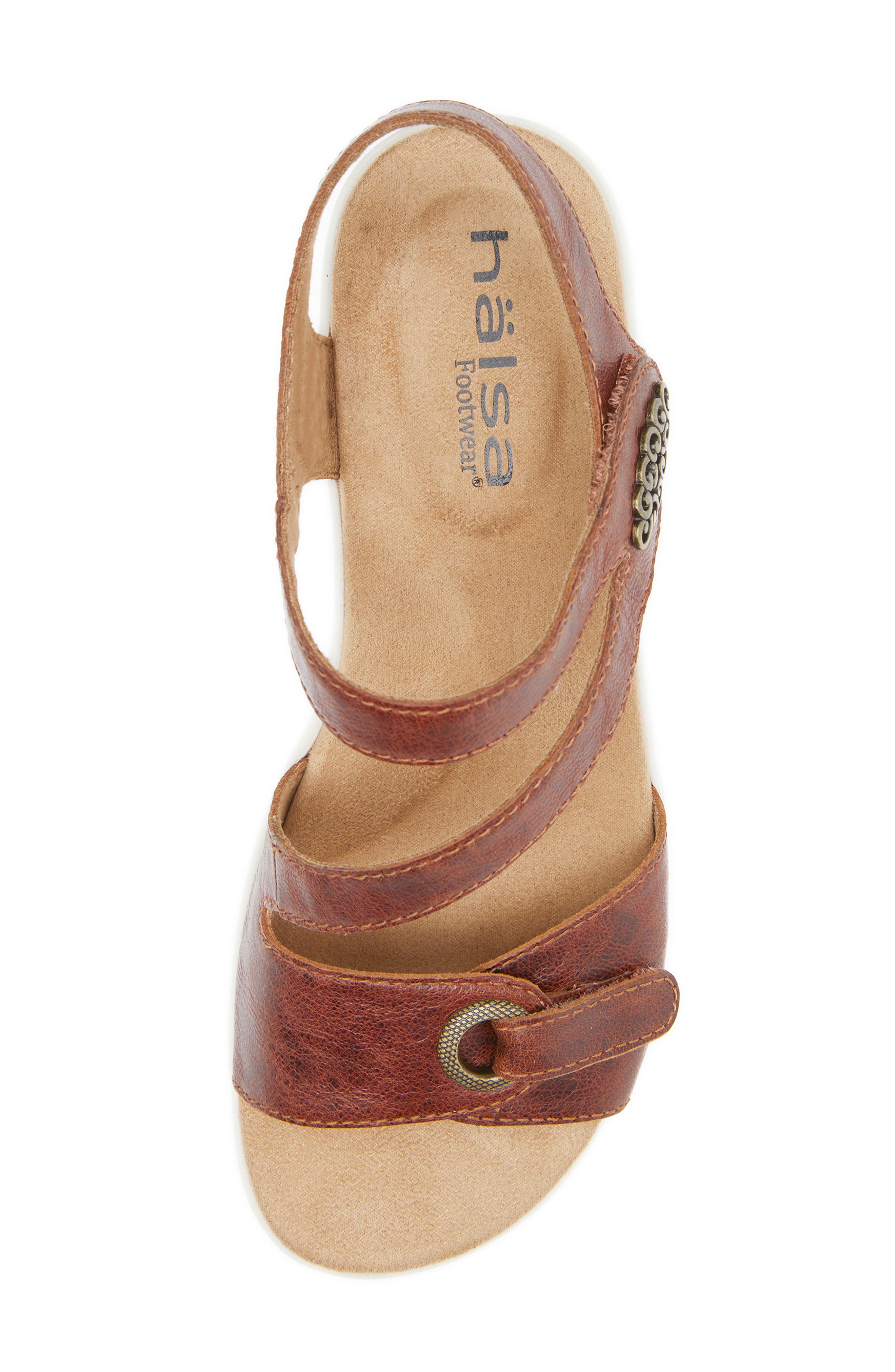 Hälsa Footwear Cindy Sandal, Alternate, color, Cognac