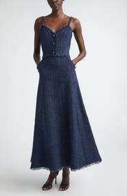ST. JOHN Metallic Shimmer Gown