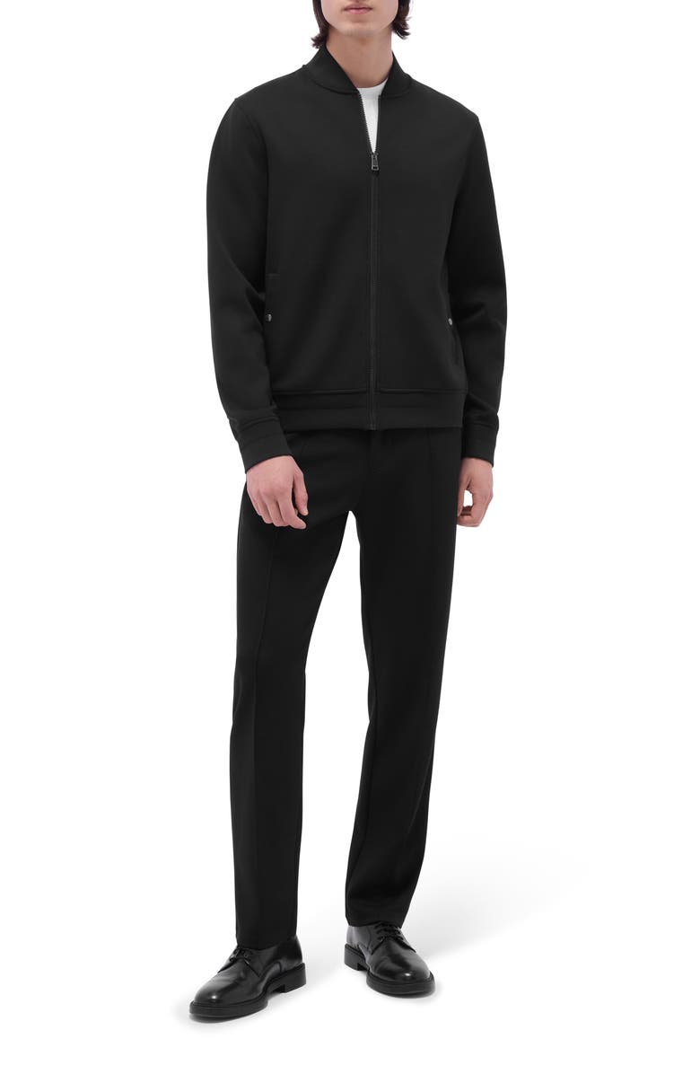 Bugatchi Soft Touch Knit Bomber Jacket, Alternate, color,