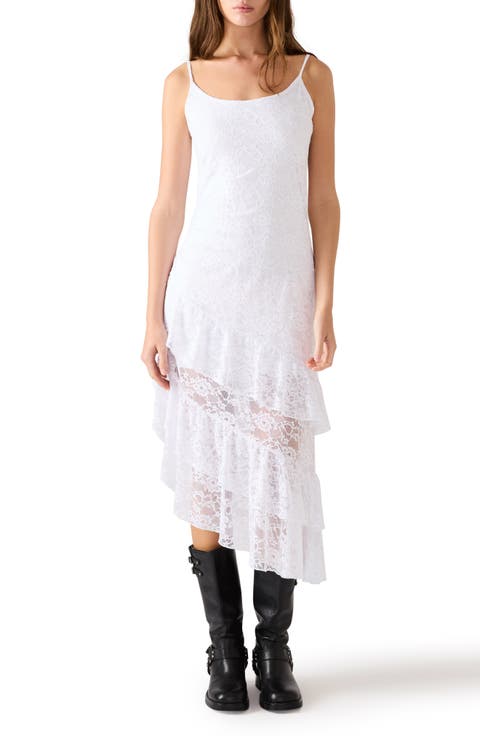 Lorene Lace Midi Slipdress