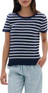 Hatley Stripe Short Sleeve Sweater