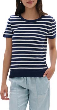 Hatley Stripe Short Sleeve Sweater