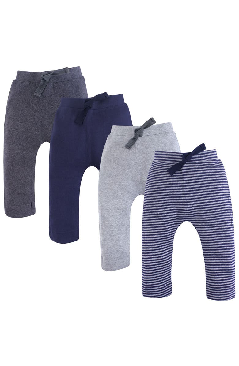 Touched by Nature Organic Cotton Pants Bottoms, Main, color, Navy Gray
