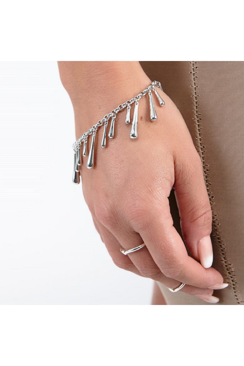 Multi Drop Bracelet, Alternate, color, Sterling Silver