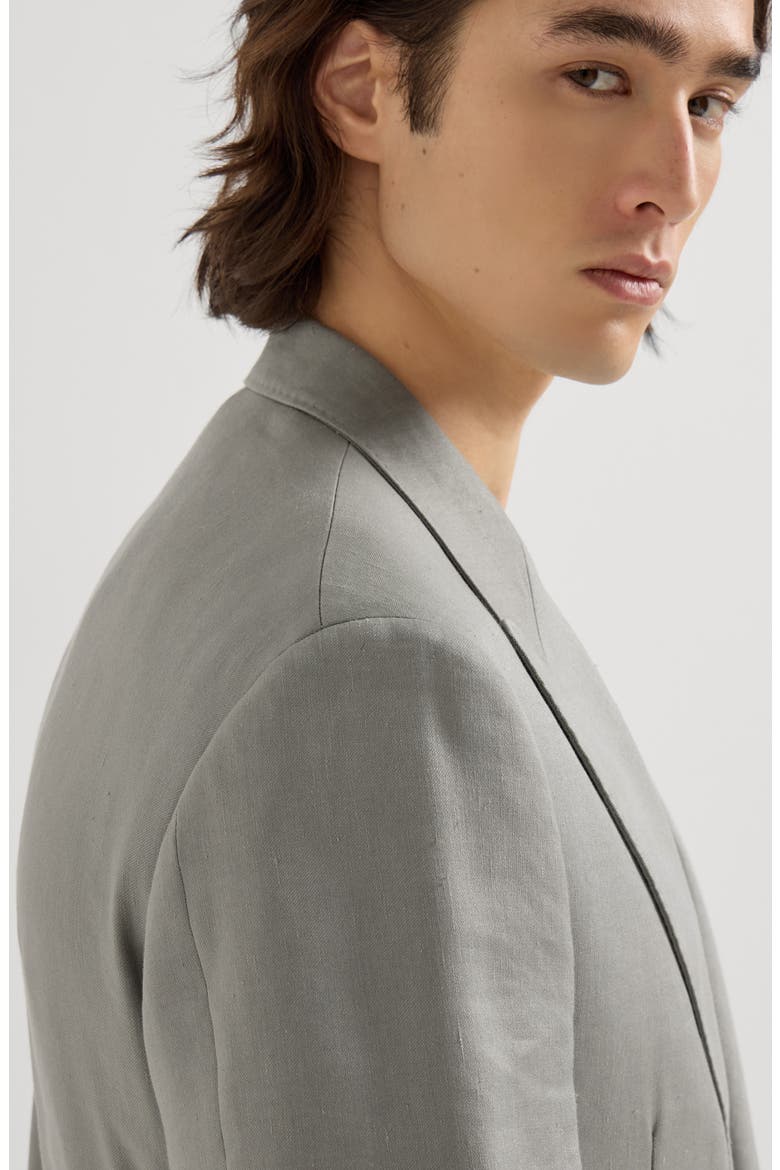 Gabardine blazer, Alternate, color, Khaki