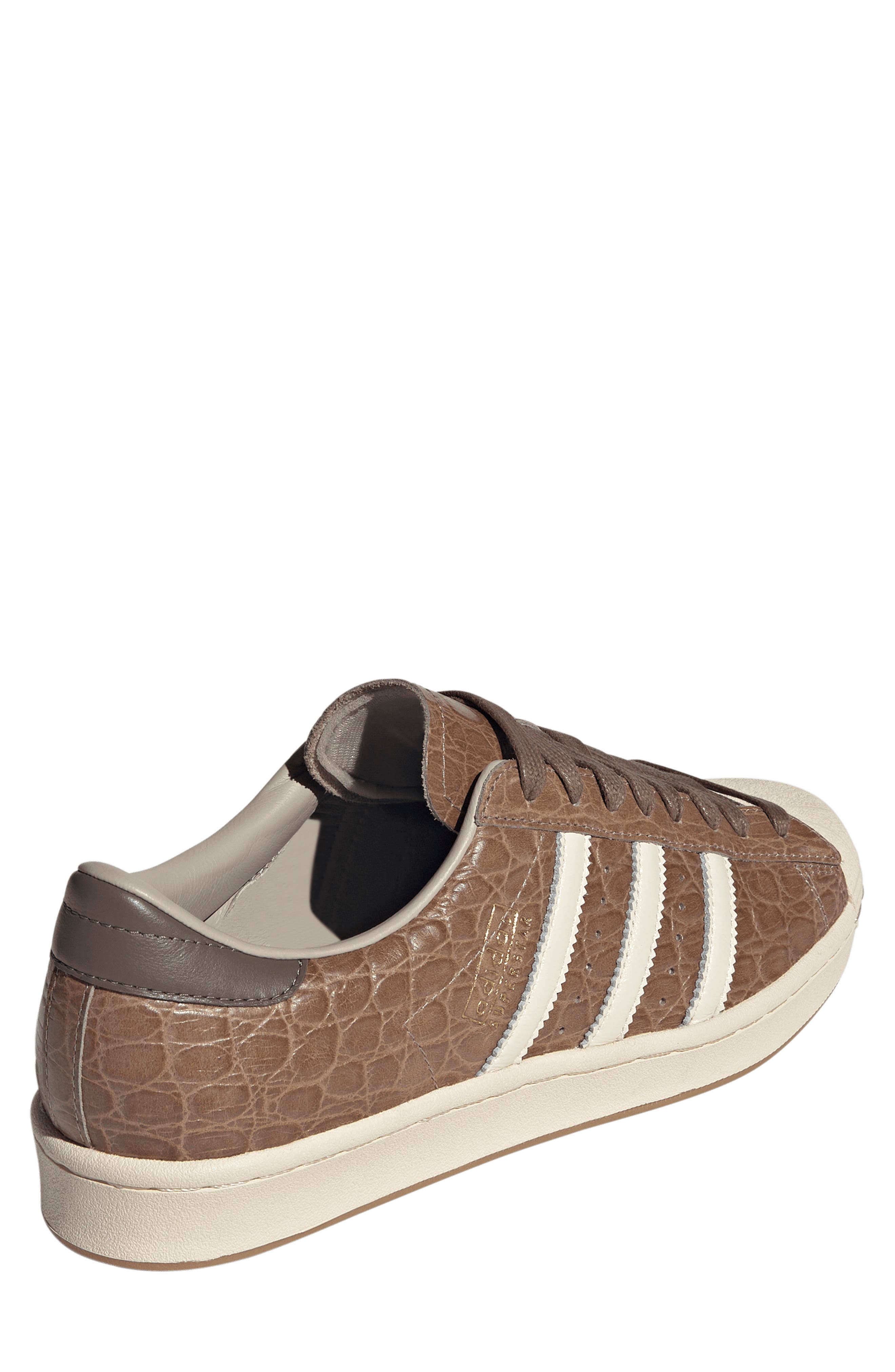Gender Inclusive Superstar Vintage Sneaker, Alternate, color, BROWN/ CREAM WHITE/ WHITE