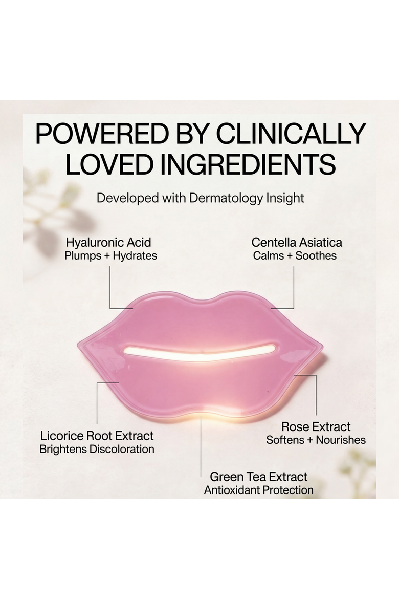 LushLips Hydrogel Mask, Alternate, color, Pastel Pink