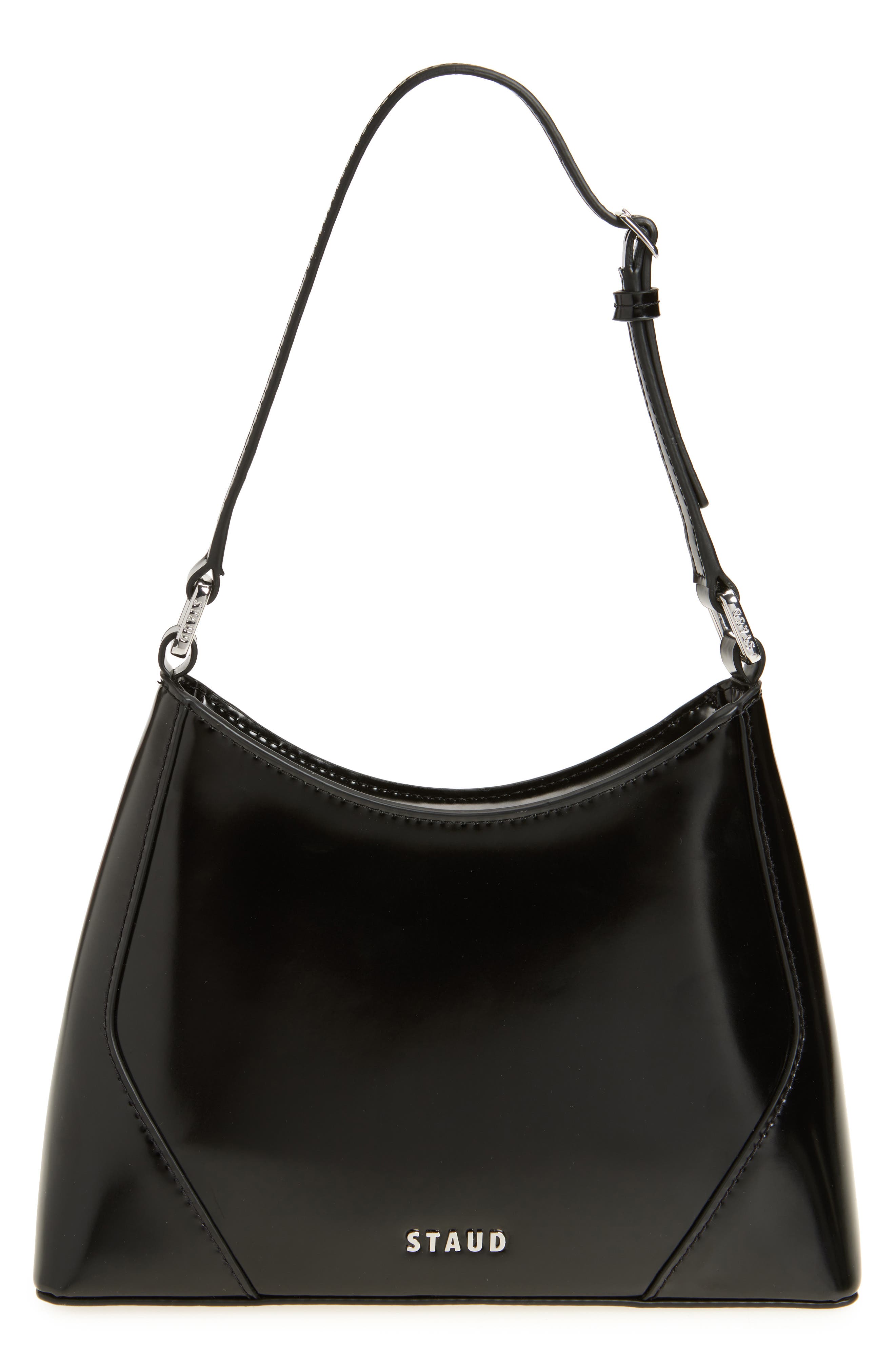 STAUD Linda Leather Shoulder Bag, Alternate, color, 