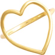 Madewell Open Wire Heart Ring