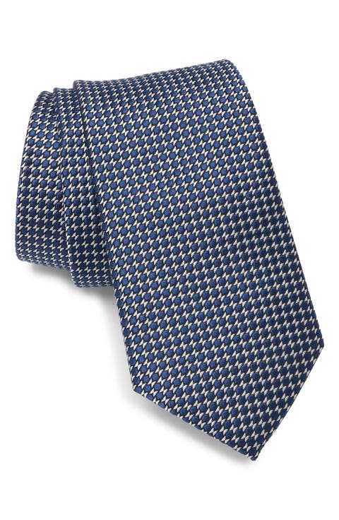 Chandler Geometric Jacquard Tie
