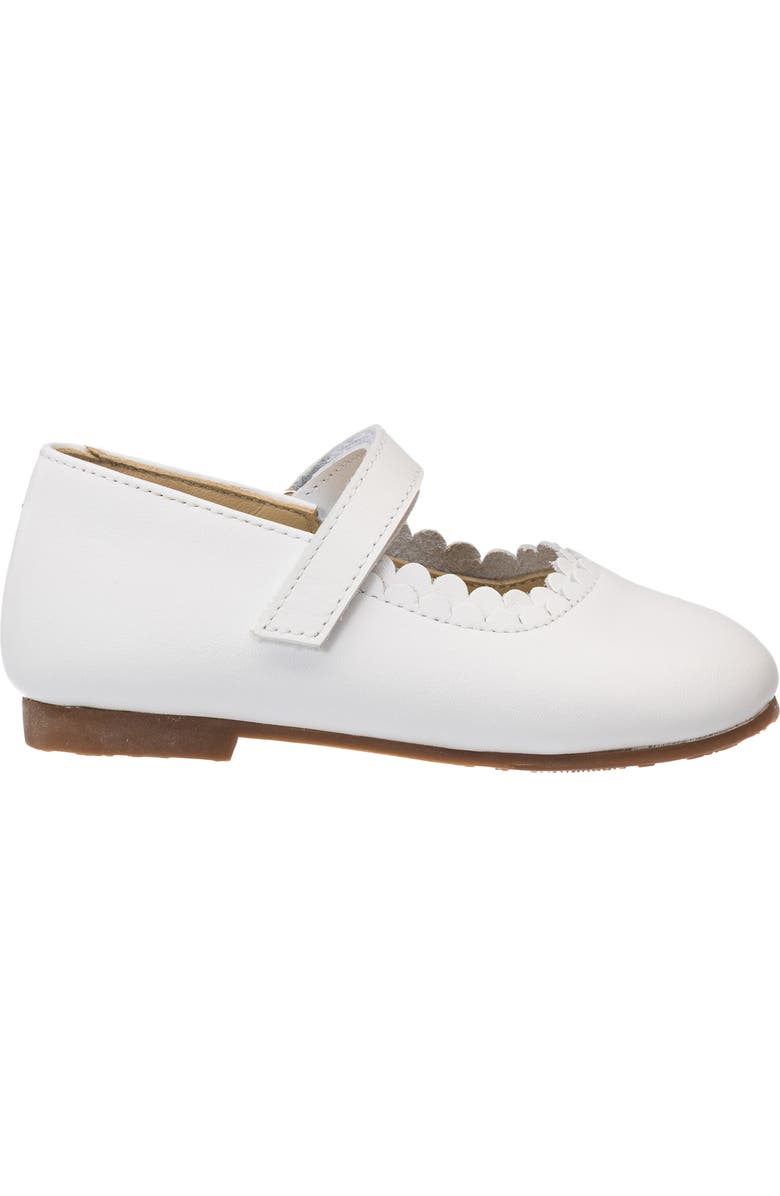 Elephantito Aria Mary Jane Flat, Alternate, color, White