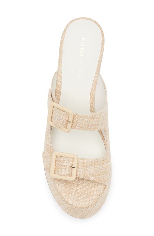 KOKO + PALENKI KOKO + PALENKI DOWNTOWN PLATFORM SLIDE SANDAL 