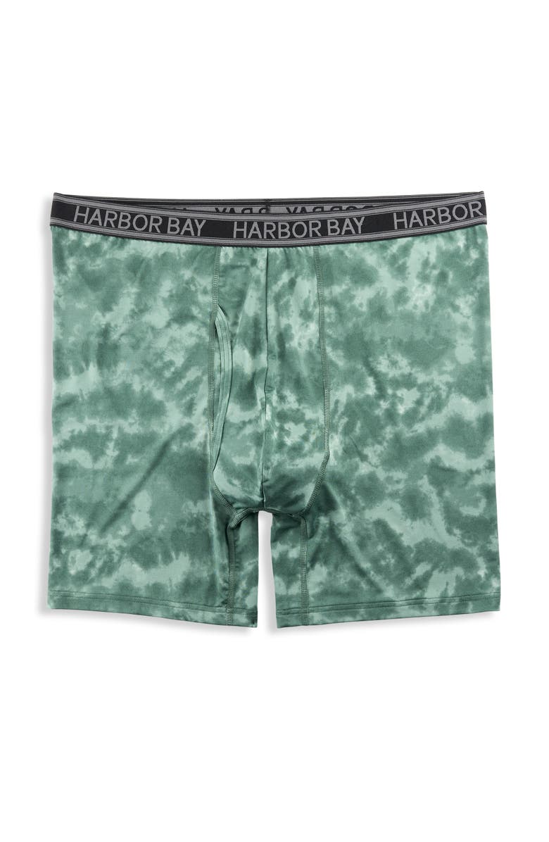 Harbor Bay by DXL Tie Dye Performance Boxer Briefs, Main, color,