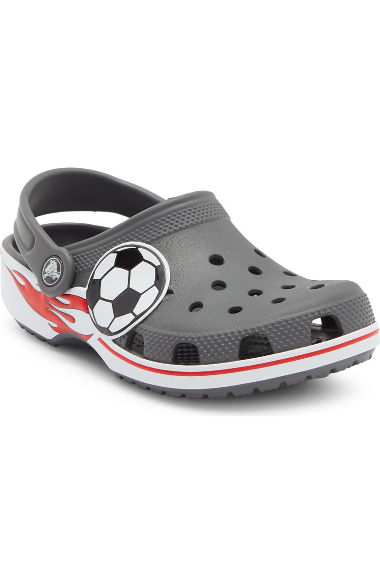 CROCS Kids' Soccer Clog, Main, color, Slate Grey