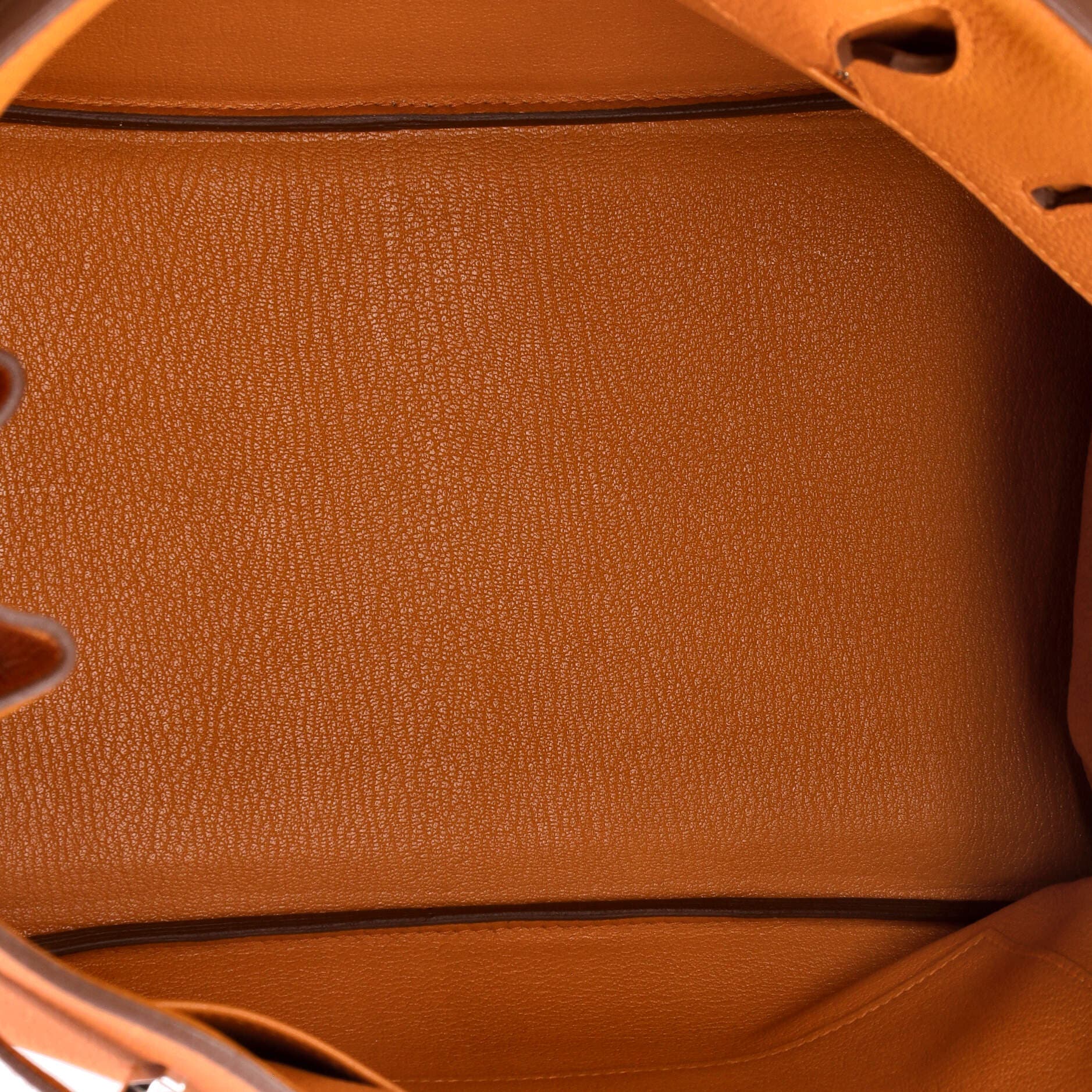 Pre-Owned Hermes Birkin Handbag Orange Togo with Palladium Hardware 35, Alternate, color, 