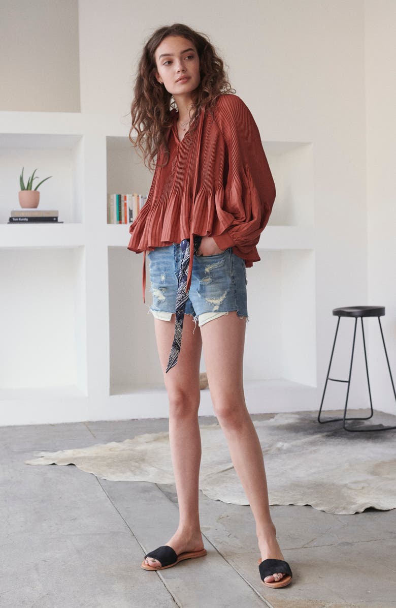 Treasure & Bond Print Silk Neckerchief, Alternate, color, 